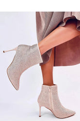 Inello women's boots on a stiletto heel with a height of 9 cm  Adomoo
